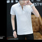 Men's Short Sleeve T-shirt Cotton Lapel Polo Shirt