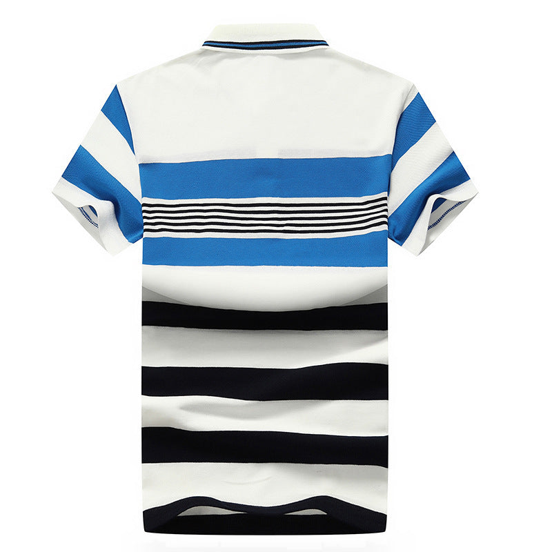 Men's Cotton Polo Shirt Short Sleeve T-Shirt
