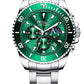 Sports Watch Steel Band Luminous Calendar Waterproof Quartz Watch New Watch For Men