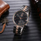 Glasses Large Dial Quartz Watch Wallet Package