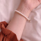 14K Gold Natural Pearl Bracelet