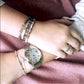 Roman numerals rose gold bracelet