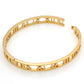 Roman numerals rose gold bracelet