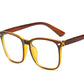 Classic flat mirror, rice nail glasses frame