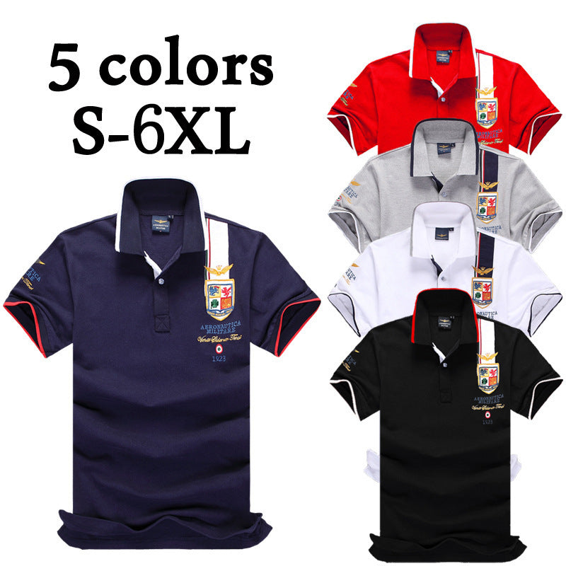 Spot Brand Men's Polo Shirt Lapel Short-sleeved T-shirt Cotton Hot Sale At AliExpress