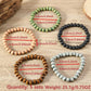 Simple Fashion Bohemian Multicolor Wooden Bead Bracelet