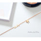 Rose Gold Color Anklet Lucky Star Chain for Woman Jewelry 316 L Titanium Steel Valentine Gift Never Fade Top Quality