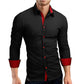 Long Sleeve Plus Size Shirt Men's Shirt