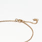 Sterling Silver 14K Gold Plated Zircon Bracelet