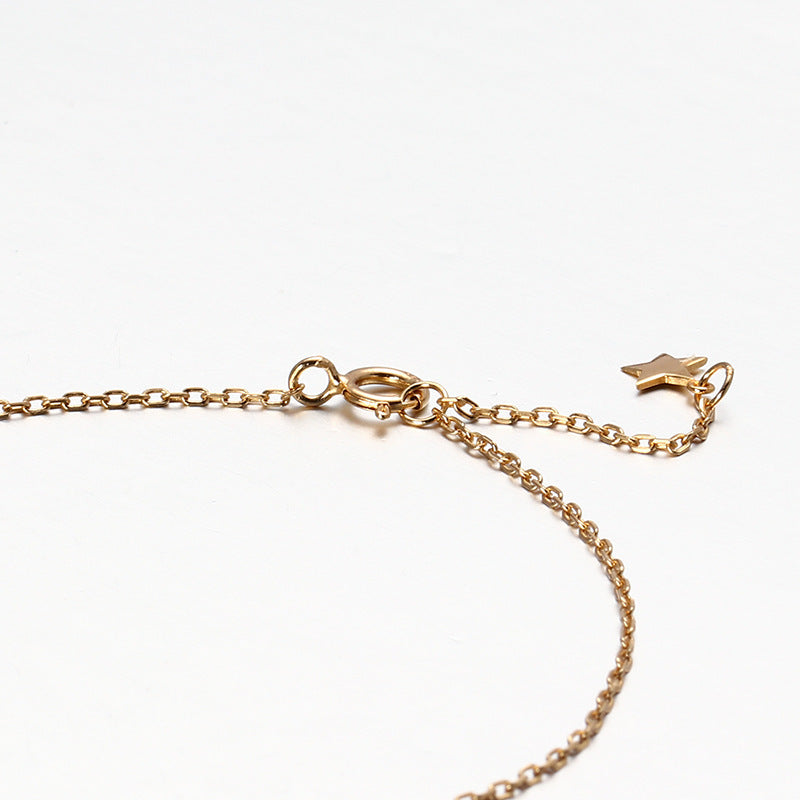 Sterling Silver 14K Gold Plated Zircon Bracelet