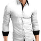 Long Sleeve Plus Size Shirt Men's Shirt