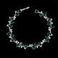 18K White Gold Zircon Bracelet