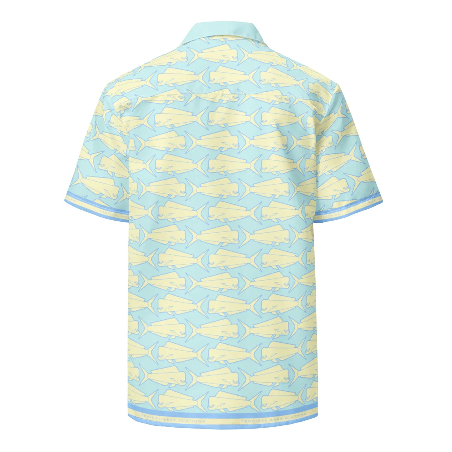 Mahi Mahi Madness Performance button down shirt