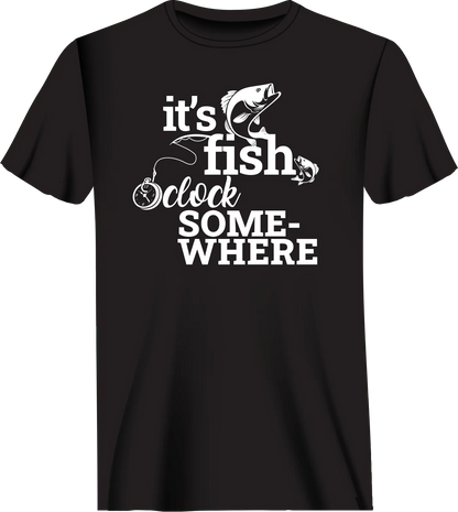 Its Fishing o'Clock T-Shirt for Men