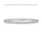 Sterling Silver D Color Moissanite Tennis Bracelet For Women