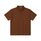 Half Zipper Short-sleeved T-shirt Men's Lapel Polo Shirt