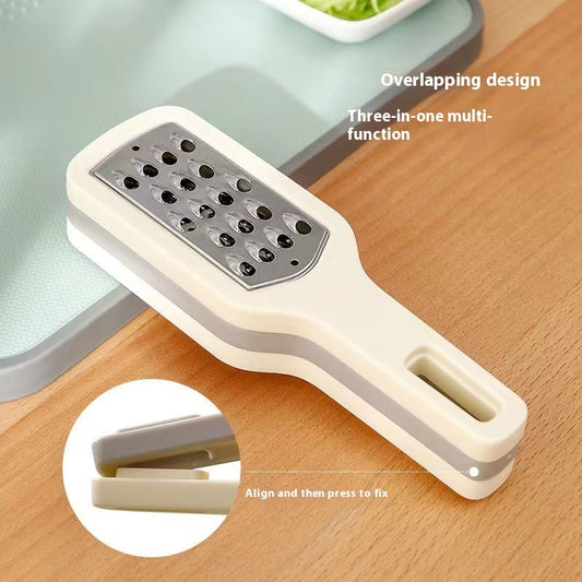 Multifunctional Three-in-one Grater Stainless Steel Beam Knife Kitchen Gadgets
