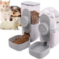 Hanging Automatic Pet Food And Water Dispenser Auto Gravity Rabbit Ferret Bunny Hedgehog Feeder And Water Dispenser Sets Cat Dog Food And Water Dispenser Food Bowl For Cage Hanging