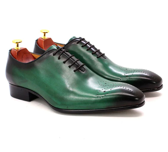 Men's Elegant Leather Oxford Dress Shoes