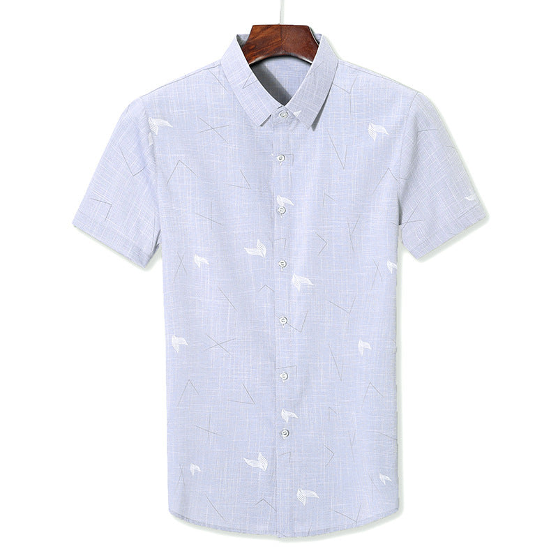 New men's Shirt Short Sleeve men's thin shirt