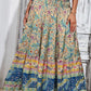 Printed Elastic Waist Skirt