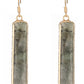 Natural Stone Drop Earrings