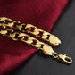 Fashion Bracelet Personality Charm Vintage Gold Silver Bracelet Unisex Cross-border Explosion