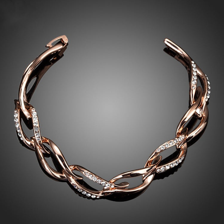 18K rose gold female bracelet