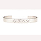 Women's Flat Head Character High Fashion Simple Stainless Steel Bracelet
