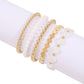 Geometric Popular Vacation Style Beaded Bracelet Suit