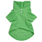 Pet Clothes Dog Solid color Polo Shirt Apparel Lapel Costume Dog Clothes T-shirt Casual Puppy Suit Cotton Clothes Cozy Shirt