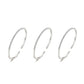 Rose gold fairy three-ring bracelet
