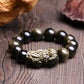 Gold Obsidian Pixiu Bracelet