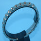 Steel color gold bracelet simple
