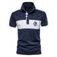 Casual Stitching Shirt Short-sleeved T-shirt Summer Embroidery Advertising Shirt