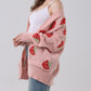 Women's Comfort And Casual Strawberry Sweater