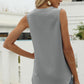 Notched Sleeveless Tank