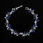 18K White Gold Zircon Bracelet