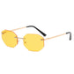 Frameless Polygon Fashion Glasses For Men And Women