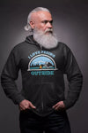 I Love Peeing Outside Zip Hoodie for Men