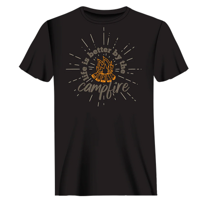 Life Is Better Campfire T-Shirt for Men