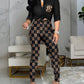 Printed Top & Wide Leg Pants Set