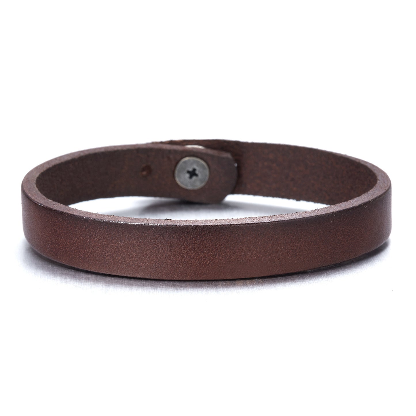 European And American Fashion Minimalist Men's Vintage Sparkling Style Leather Bracelet Unique Punk Style