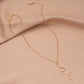 Stylish Graceful Simple Rose Gold Snake Pendant Necklace