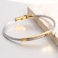 Long All-match Titanium Steel Cable Fashion Steel Wire Openable Bracelet
