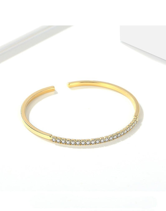 Rose gold fairy three-ring bracelet