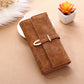 Frosted Lingge Long Wallet