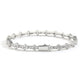Plum Tennis Chain Men's Hip Hop Bracelet