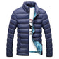 Korean version of the collar thick short men's cotton coat