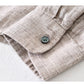 Pure Linen Shirt Men's Long Sleeve Shirt